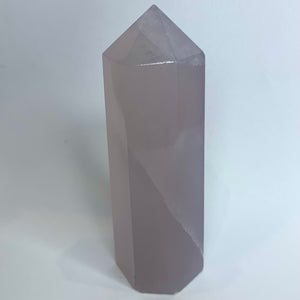 Purple and Blue Chalcedony Obelisk Towers