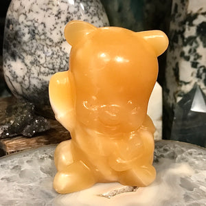 Orange Calcite Winnie The Pooh