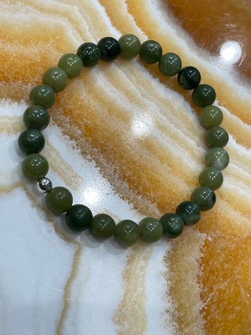 Variscite Stackable 6mm Round Bracelet