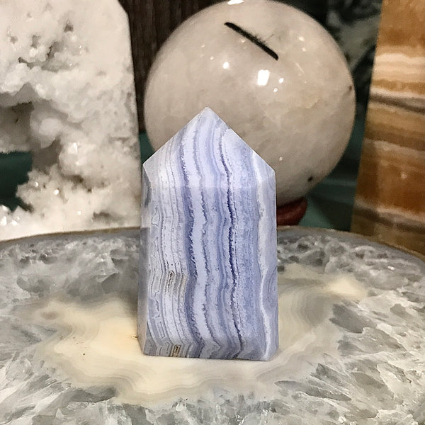 Blue Lace Agate Towers