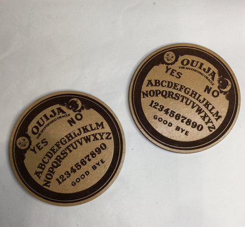 Ouija Design Cork Back Coasters (set of 2)