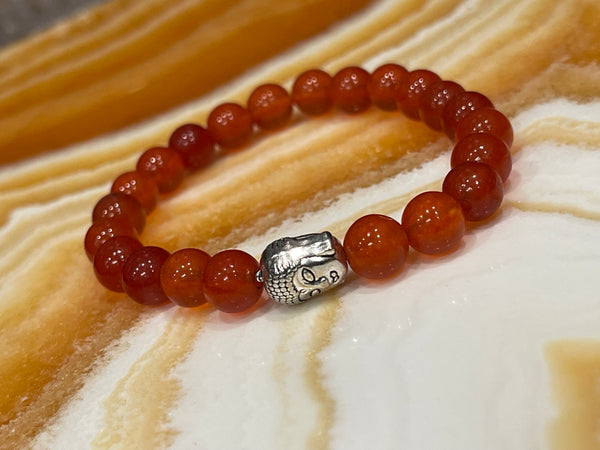 Gemstone Buddha Bracelet Assorted Gemstones