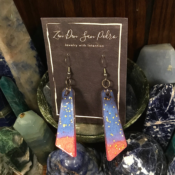 Resin Earrings by The Zen Den San Pedro