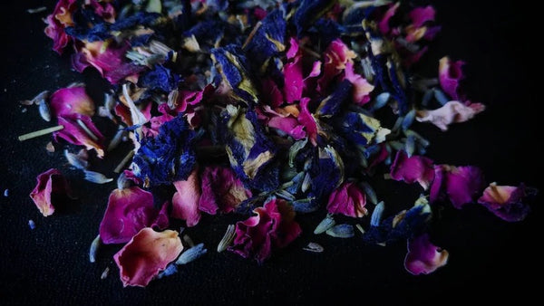 Divinely sublime calming tea Rose /Lavender/Butterfly pea flower/rose hips