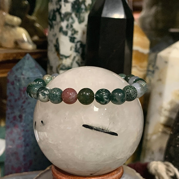 Fancy Jasper 8mm Stackable Bracelet