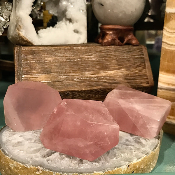 Rose Quartz Abstract Polished Freeform