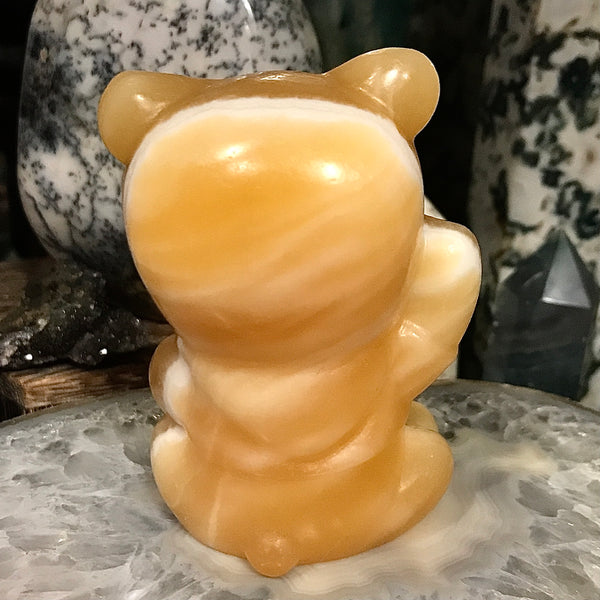 Orange Calcite Winnie The Pooh