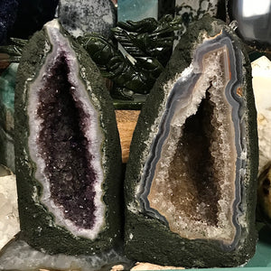 Amethyst Druzy Cut Base