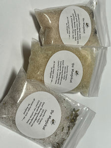 Eucalyptus w Elderberry Bath Salt 1/2 Oz Bag