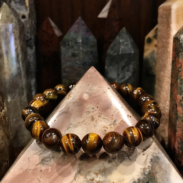 Tiger Eye Stackable Bracelet by Zen Den San Pedro | 8mm