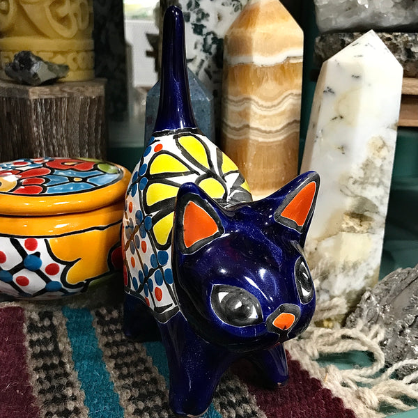 Hand Made / Painted Cat Spirit Animal Made in Mexico