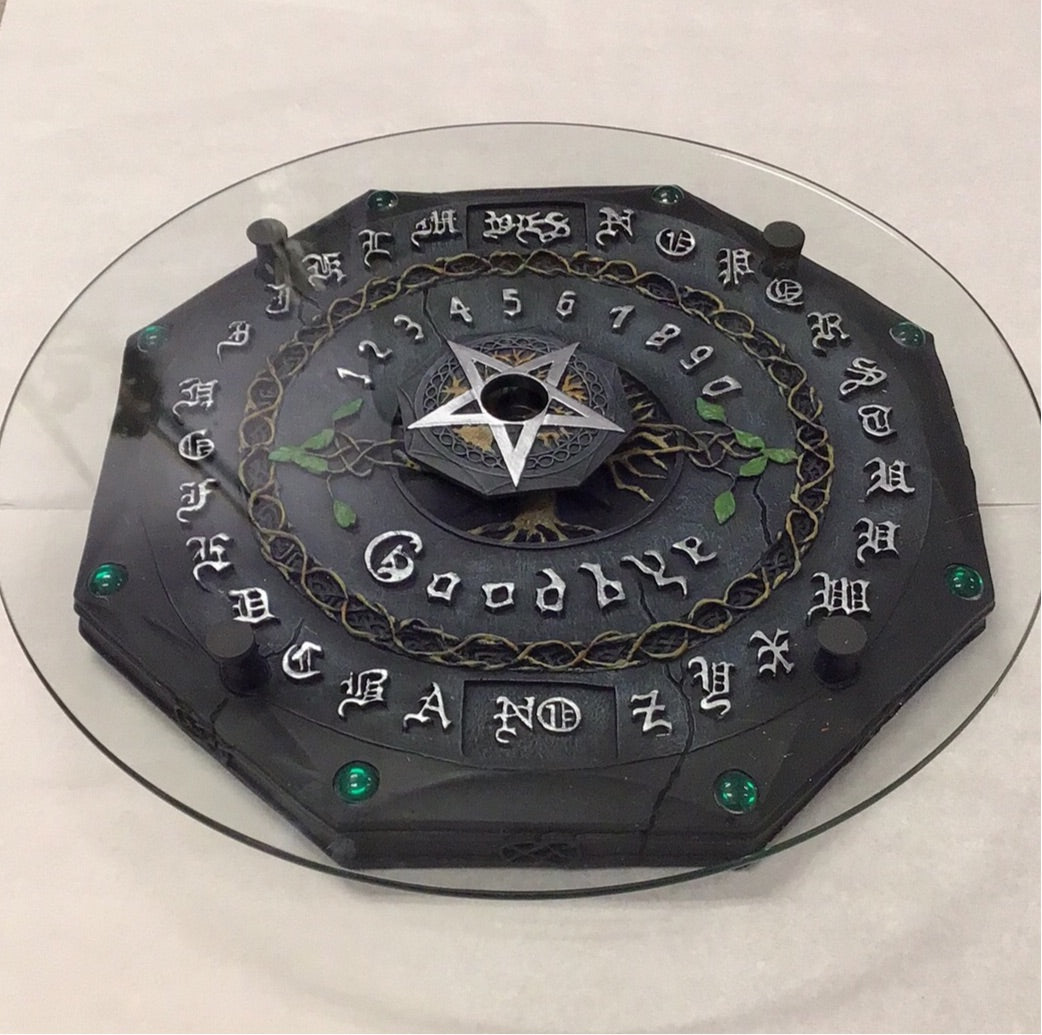 Round Glass Top Spirit Ouija Board