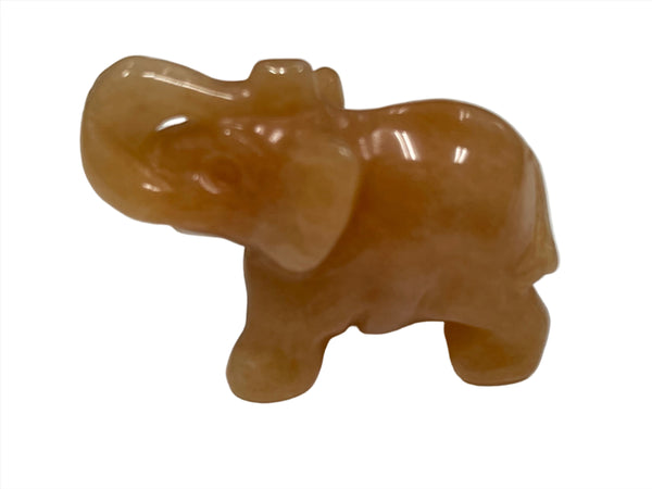 Carved Gemstone Elephants | Assorted | Small