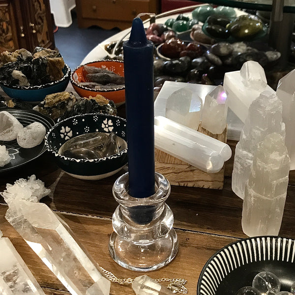 Glass Taper Candle Stand