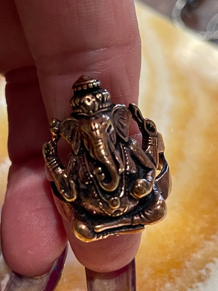 Ganesh Bronze Men’s Ring