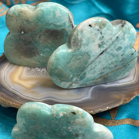 Peruvian Opal Cloud Carving