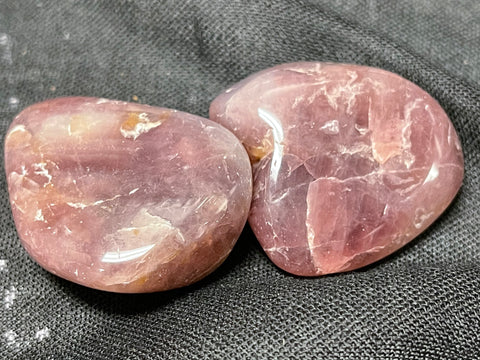 Pink and Purple Mixed Amethyst Tumbled Freeform stone