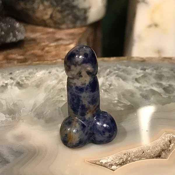 Mini Phalluses in Assorted Gemstones