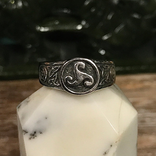 Triskelle Pewter Men’s Style Ring