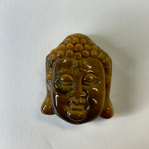 Tiger’s Eye Buddha Pendant Carving