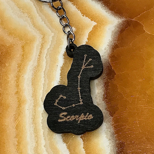 Scorpio Zodiac Keychain by Down to Earth Co.