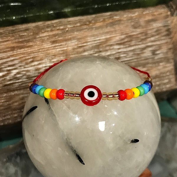 Evil Eye Adjustable Bracelet (7.77)