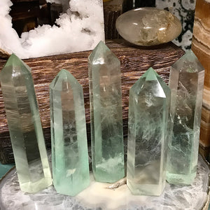 Ocean Blue Fluorite Tower