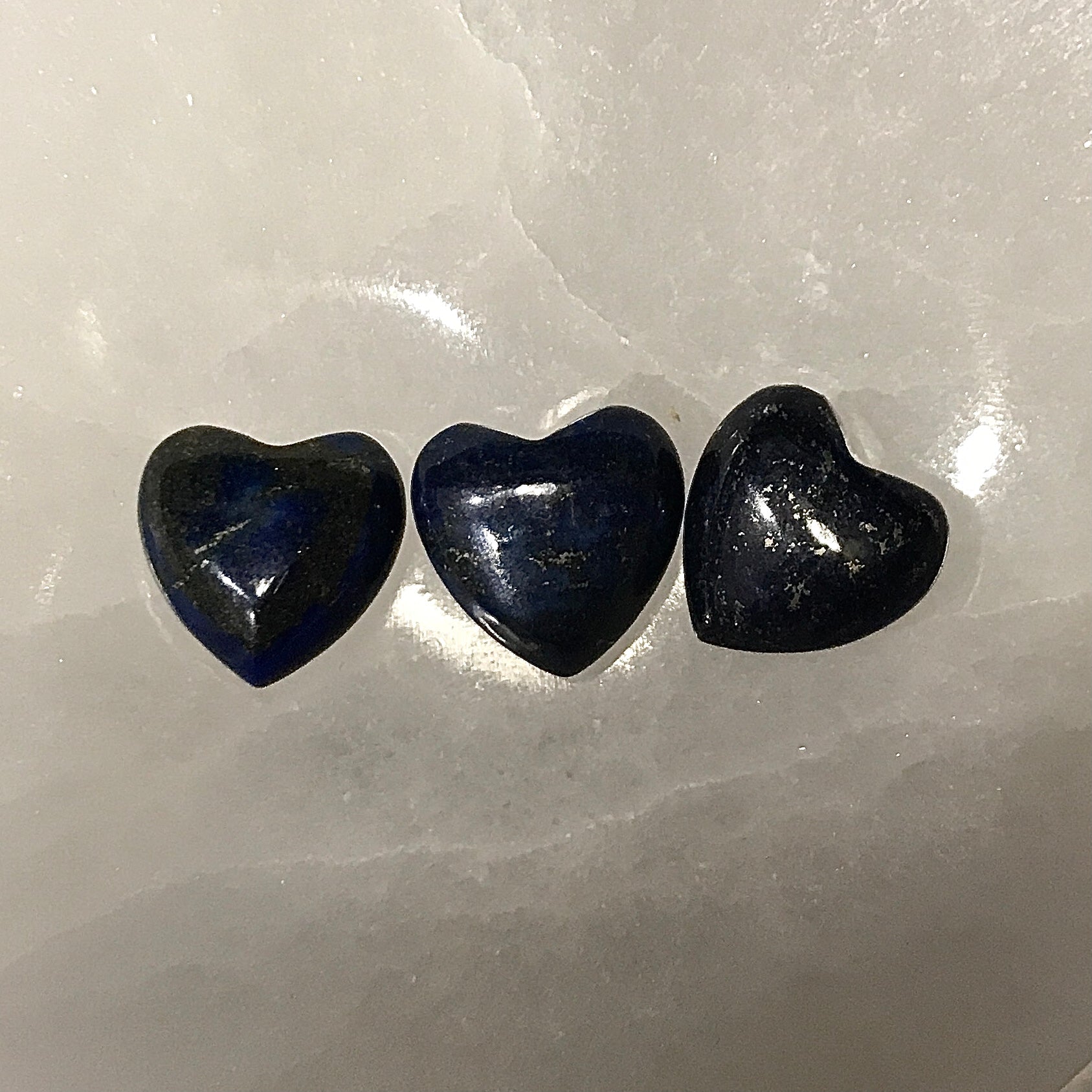 Mini 1/2 Inch Gemstone Hearts