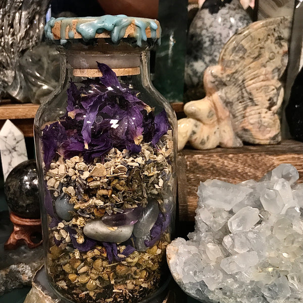 New Moon Manifestations Spell Bottle