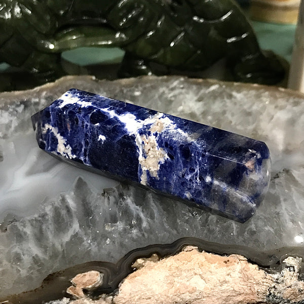 Sodalite Single Terminated Wand