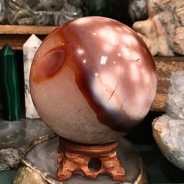 Carnelian Sphere Assorted Sizes