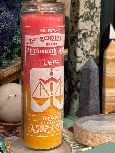 Zodiac Indio Pillar Dr. Pryor Zodiac Candles