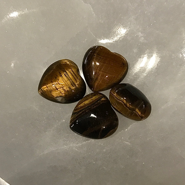 Mini 1/2 Inch Gemstone Hearts