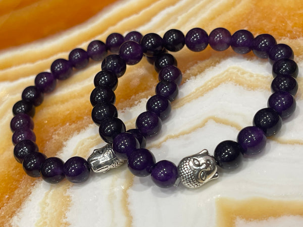 Gemstone Buddha Bracelet Assorted Gemstones