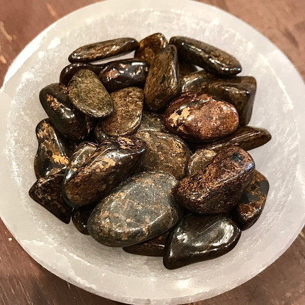 Bronzite Tumbled Pocket Stone