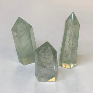 Prasiolite (Green Amethyst) Mini Towers