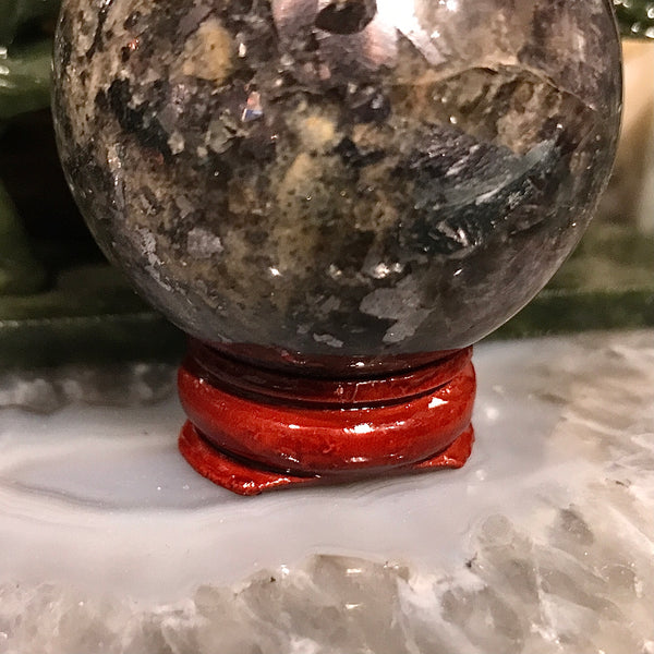Lacquered Round Sphere Stand