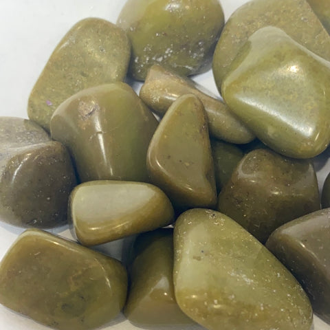 Green Opal Pocket Stone 0.75 to 1 Inch Average