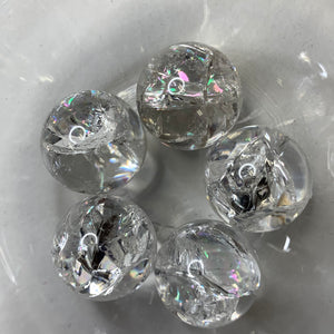 Crackle Quartz Sphere 38 to 40mm