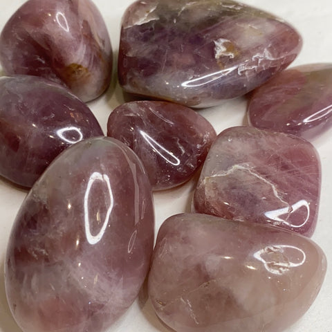 Tumbled Pink & Purple Amethyst Pocket Stone