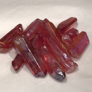 Red Aura Crystal Point