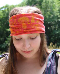 Mushroom Headband/Altar Cloth