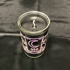 Tarot Holographic 2 Day Black Candle
