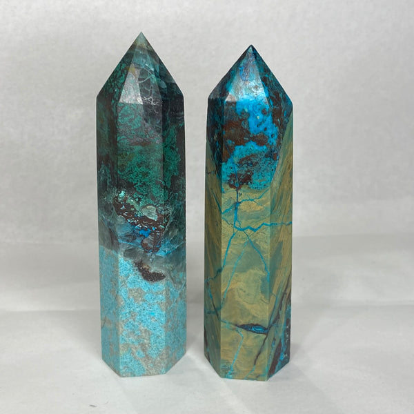 Chrysocolla Obelisk Tower 3-3.5 Inch