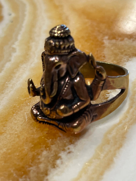 Ganesh Bronze Men’s Ring