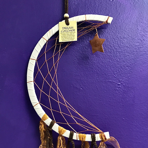 Crescent Moon Lace Style Dream Catcher