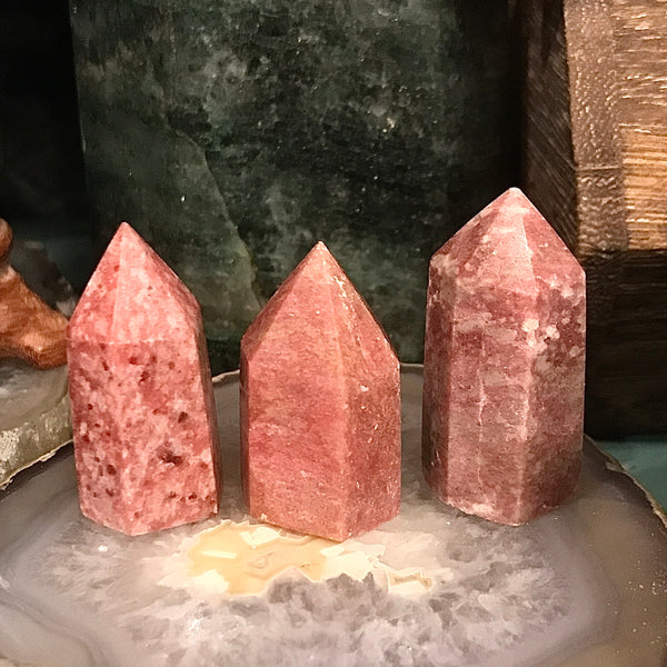 Rhodonite Tower 3-Inch