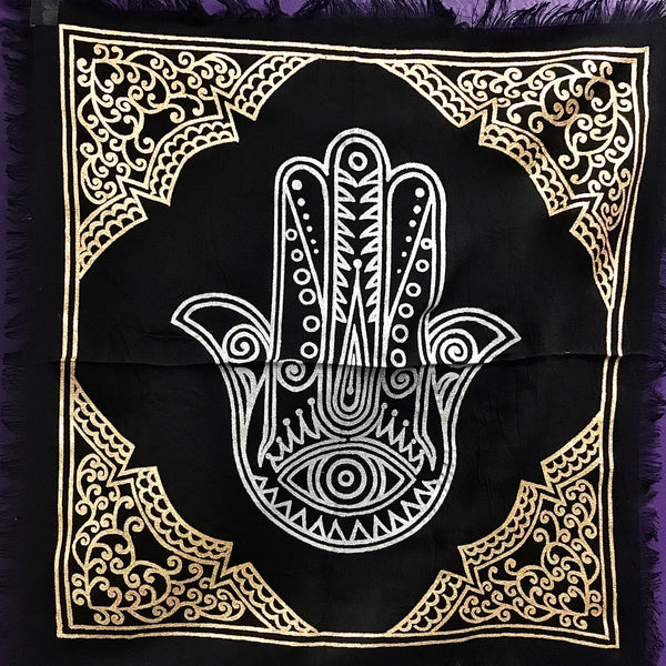 Altar Cloth Gold and Silver 18” by 18”