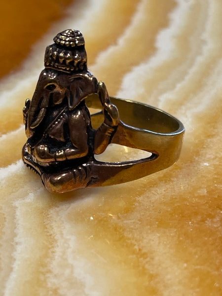 Ganesh Bronze Men’s Ring