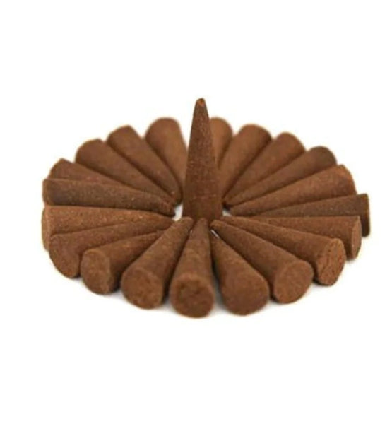 Cone Incense - Sandalwood, 6Pc Handmade by Zen Den